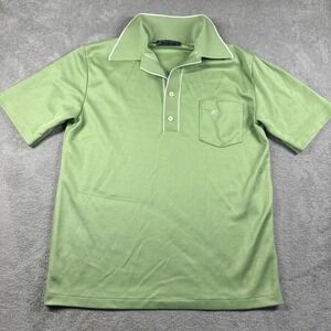 Vintage Arnold Palmer Robert Bruce Cora Made In USA Golf  Green Polo Shirt L